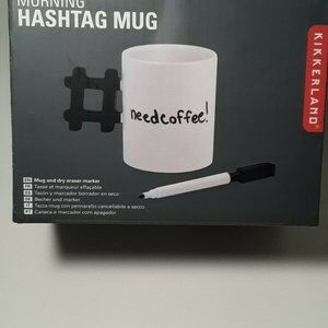 Coffee Mug Kikkerland Morning Hashtag New..